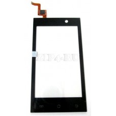 ТАЧСКРИН ДЛЯ "MICROMAX" CANVAS FIRE A093 (ЧЕРНЫЙ) (Сенсорный экран (тачскрин) для смартфона MICROMAX)