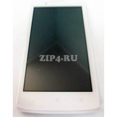 5D68C02933 (Дисплей в сборе (рамка TFT дисплей сенсор) для смартфона LENOVO A2010 (белый))