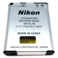 Аккумулятор NIKON EN-EL19 (Аккумулятор для фотоаппарата NIKON, EN-EL19, 3.7V 700mAh)